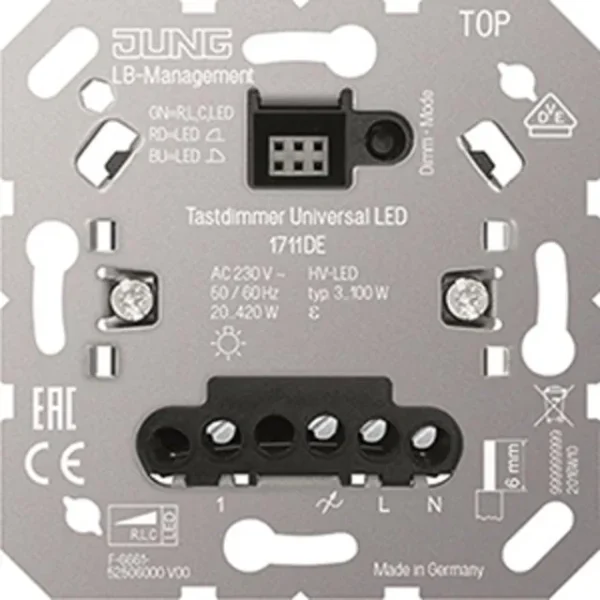 JUNG LB MANAGEMENT 1711DE tastdimmer